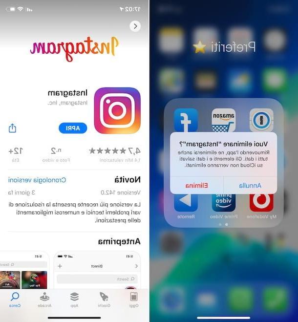 Cómo reinstalar Instagram