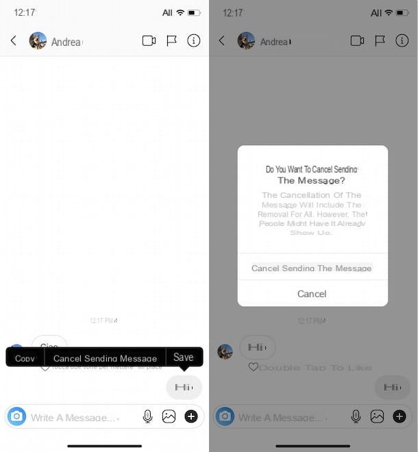 Cómo eliminar los chats de Instagram