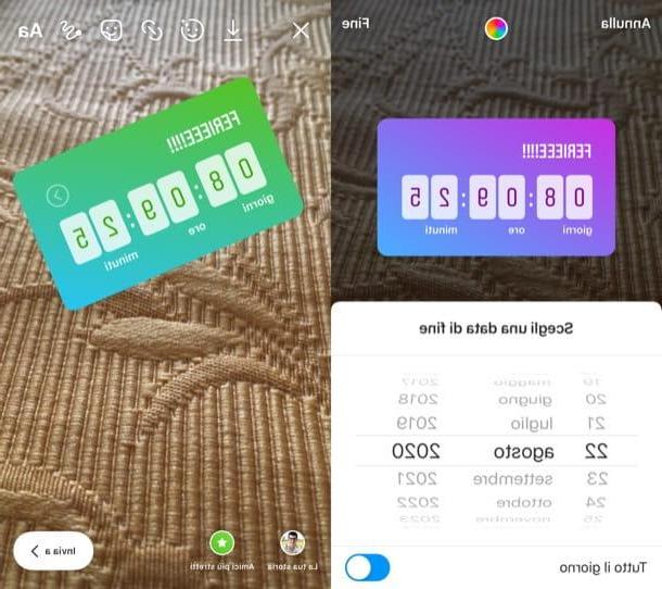 Comment mettre la minuterie sur Instagram