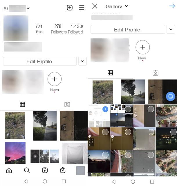 Como colocar mais fotos no Instagram