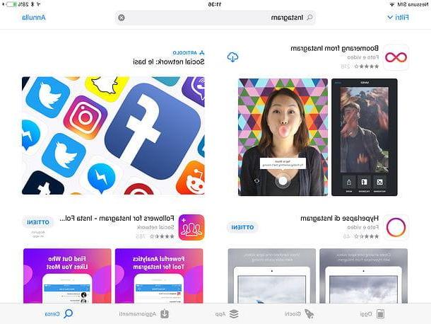 Cómo descargar Instagram en iPad