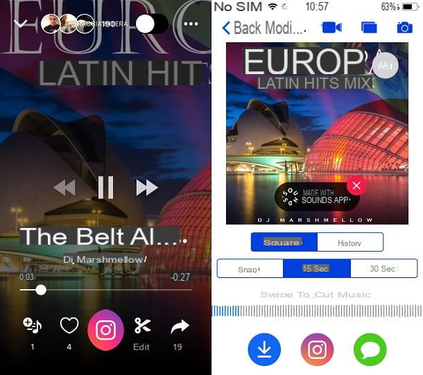 Cómo poner música en las historias de Instagram