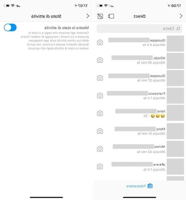 Comment savoir si une personne est en ligne sur Instagram