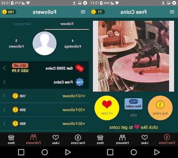 Aplicación para aumentar seguidores en Instagram