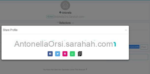 How to put Sarahah on Instagram