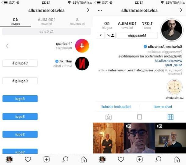 Comment voir les dernières personnes suivies sur Instagram