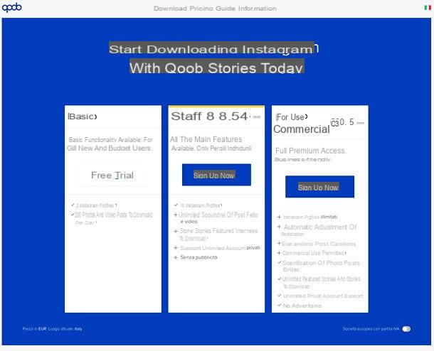 Como ver histórias do Instagram anonimamente com Qoob Stories