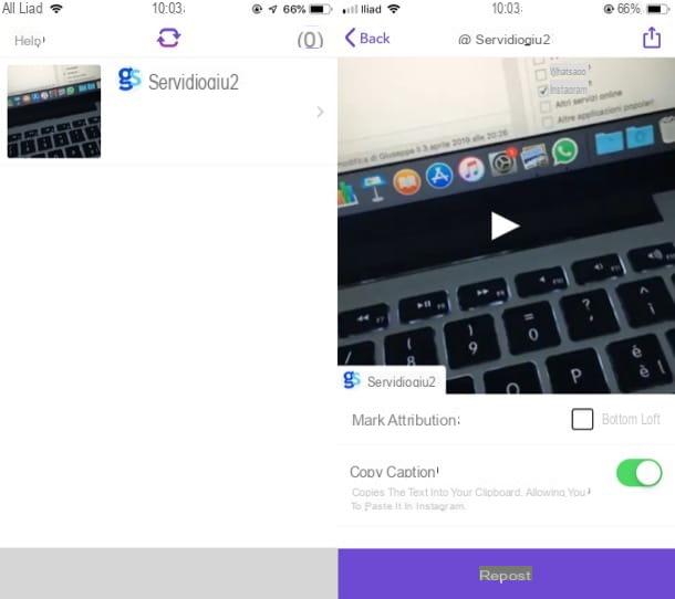 Comment republier une vidéo sur Instagram