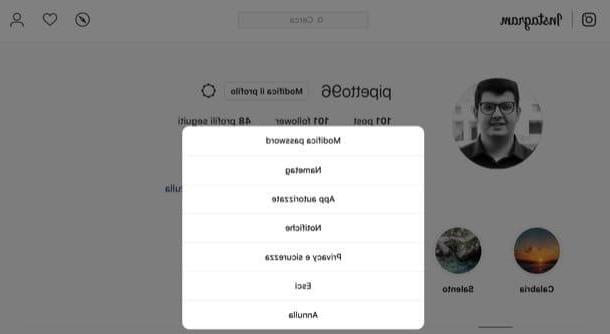 Como desvincular uma conta do Instagram