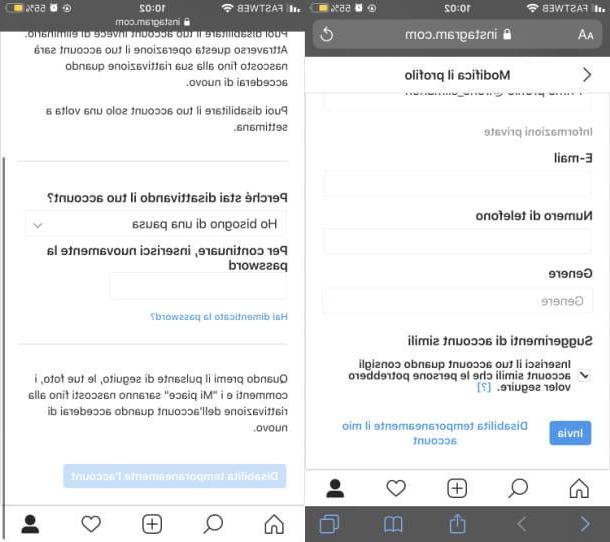 Cómo deshabilitar Instagram temporalmente