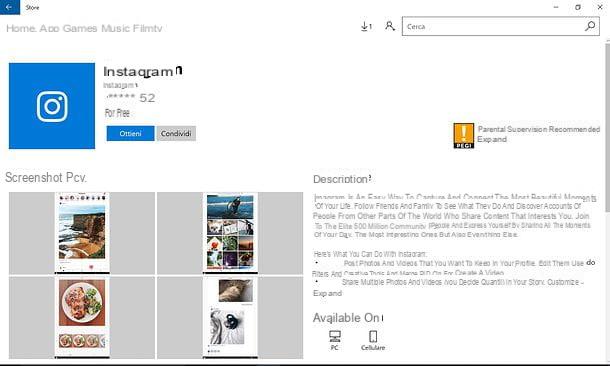 Instagram for PC