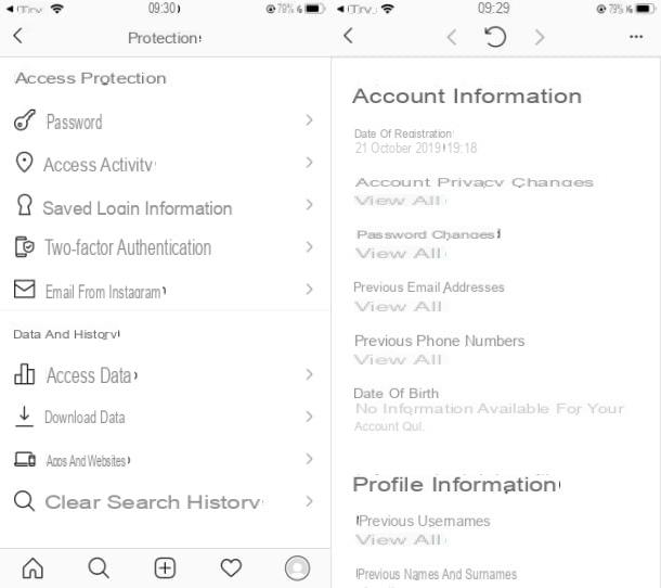 How to see the creation date of an Instagram profile