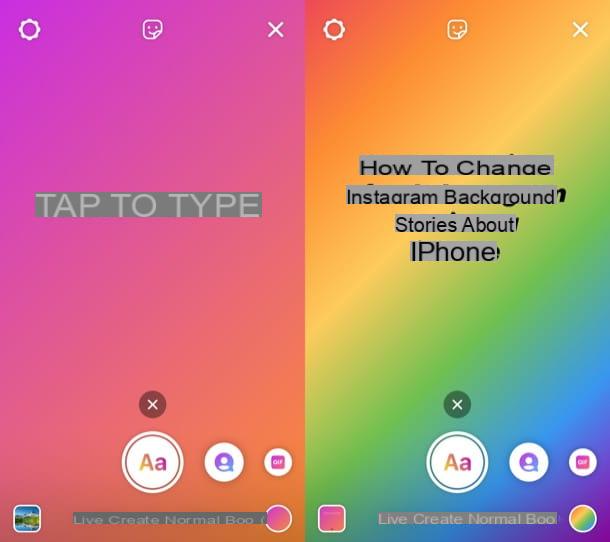 How to change Instagram stories background