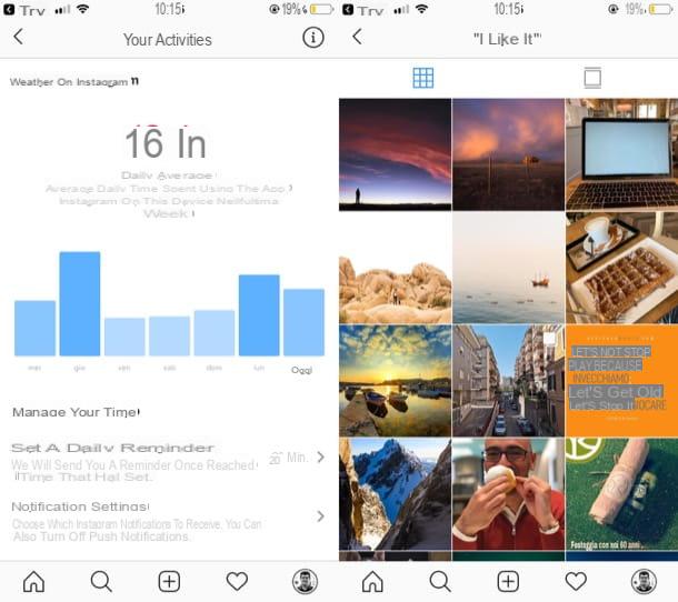 How to see Instagram activity