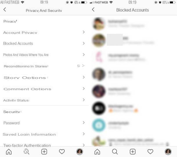 Cómo ver a las personas bloqueadas en Instagram