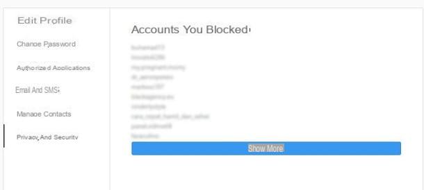 Cómo ver a las personas bloqueadas en Instagram