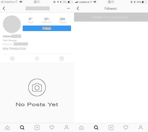 Cómo ver a las personas bloqueadas en Instagram