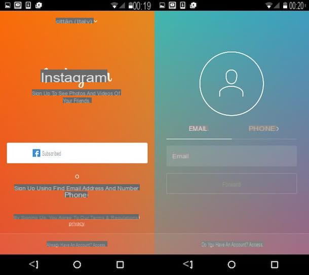 Instagram registration: how to register on Instagram