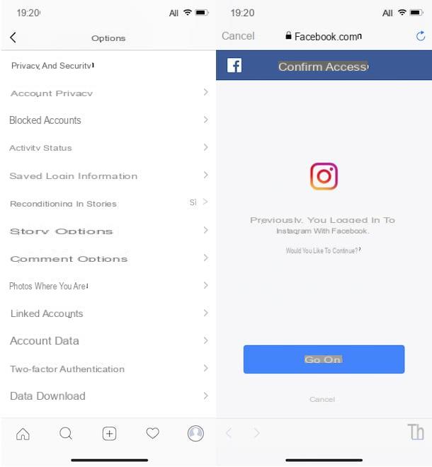 Como conectar o Instagram ao Facebook