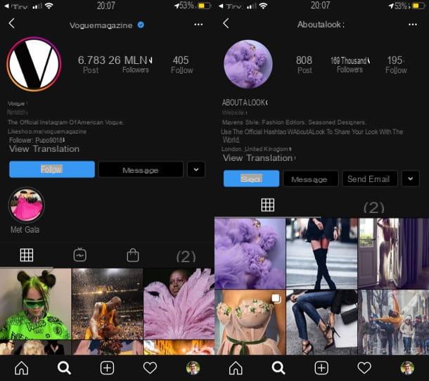 Best Instagram profiles