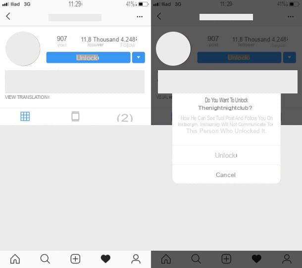 Cómo eliminar el informe en Instagram