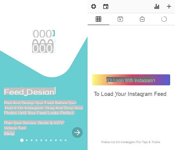 Aplicación para organizar Instagram