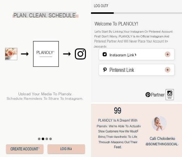 Aplicación para organizar Instagram