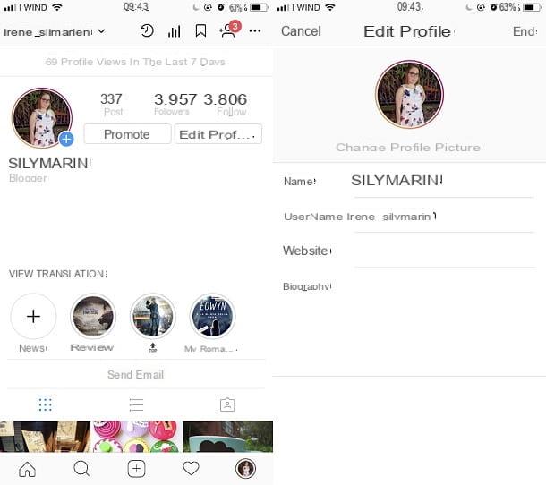 How to change your name on Instagram