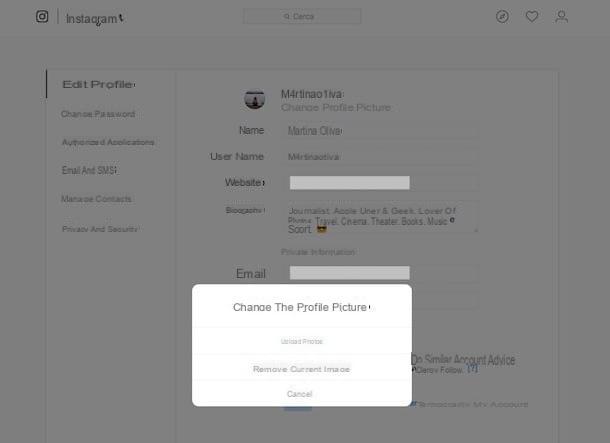 How to edit Instagram profile