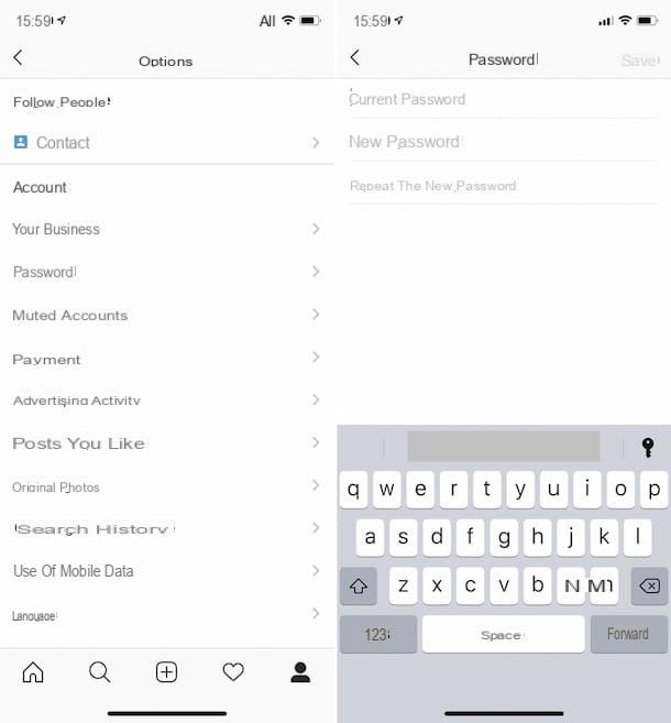 How to edit Instagram profile