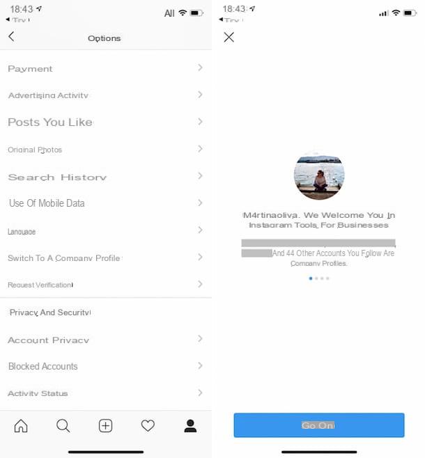 How to edit Instagram profile