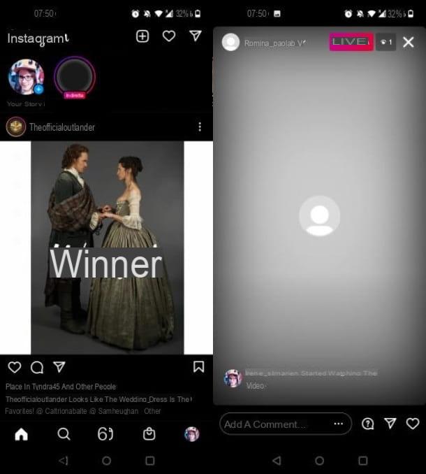 How to see live streaming on Instagram