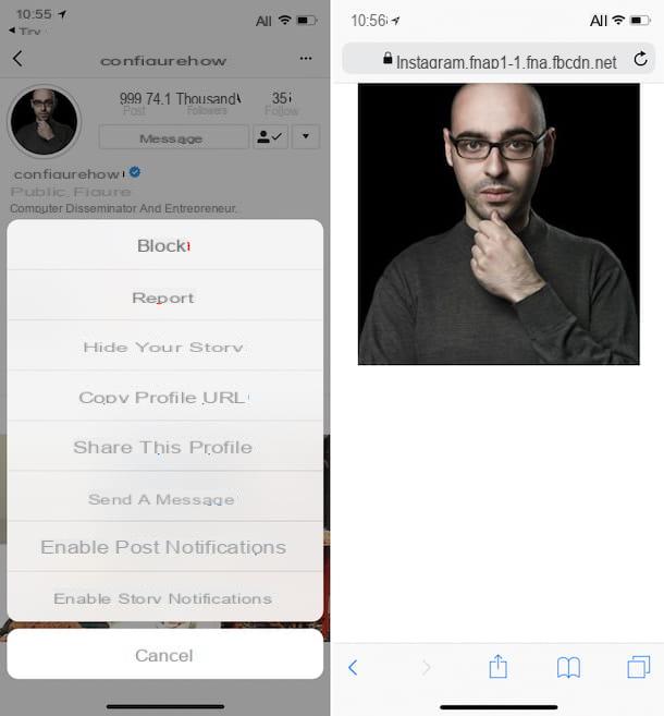 Cómo descargar la imagen de perfil de Instagram